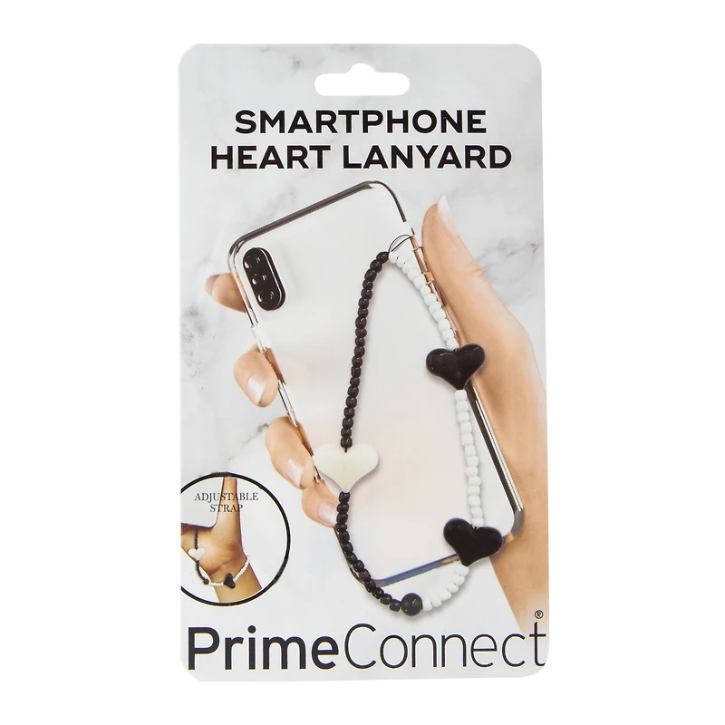 beaded phone charm lanyard