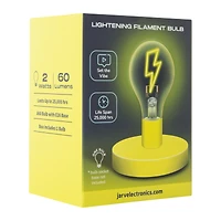 LED bulb with shaped filament