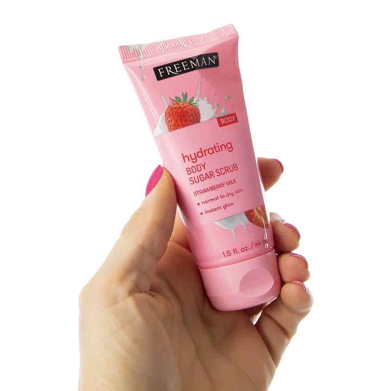 freeman® scrub + glow ultimate face + body kit 20-piece