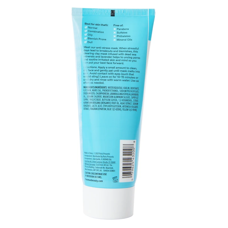 Freeman® Anti-Stress Clay Mask 3 Fl.oz