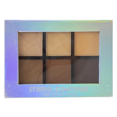 studio contour face sculpting makeup palette 6-piece