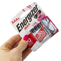 energizer max® AAA batteries 4-pack