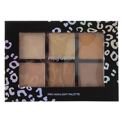 profusion highlighter palette 6-piece