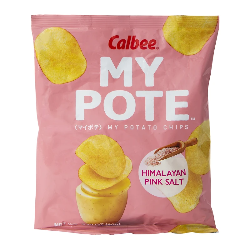 calbee® my pote™ himalayan pink salt potato chips 2.12oz