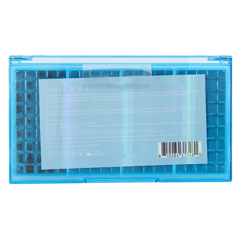 smoke & mirrors highlighter palette 4-piece