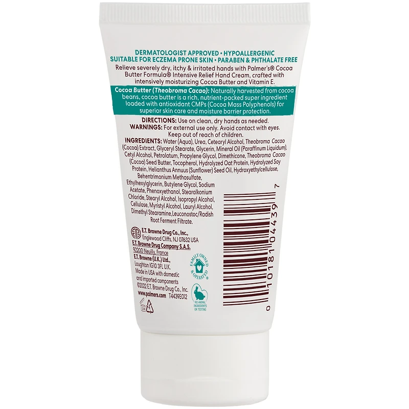 palmer's® cocoa butter formula® with vitamin e intensive relief hand cream 2.1oz