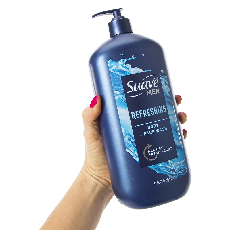 suave® men body & face wash 32 fl.oz