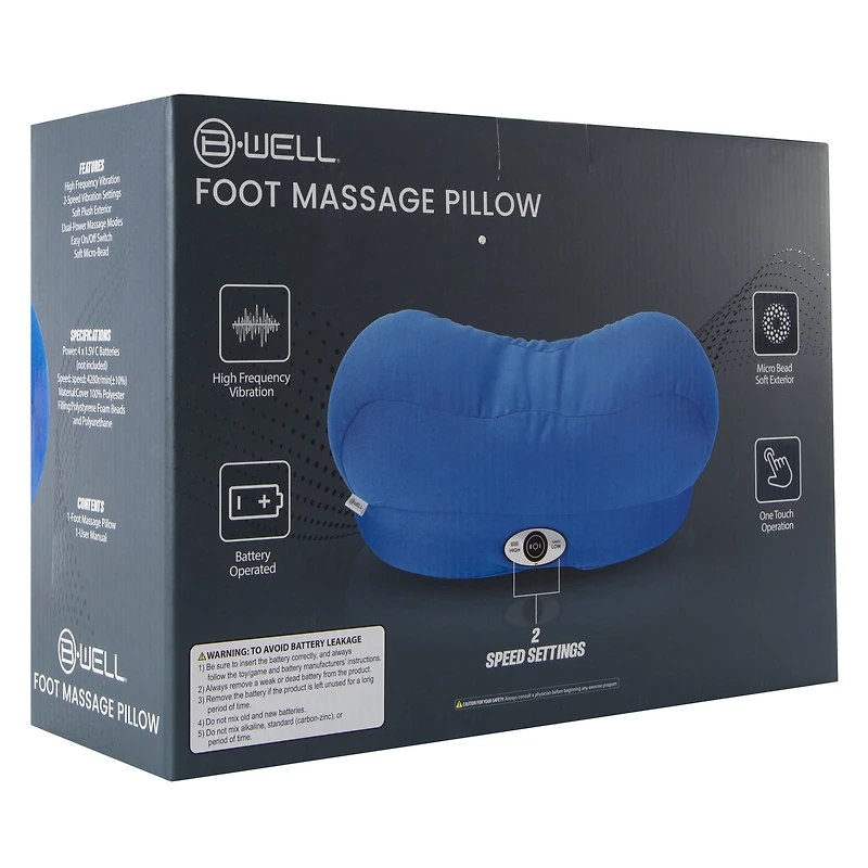 high frequency vibrating foot massager pillow