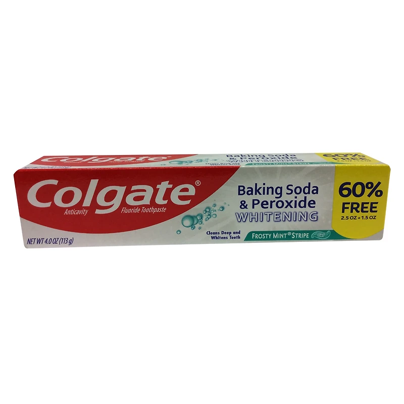 colgate® baking soda & peroxide whitening toothpaste 4oz