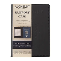 passport case with vaccine card window