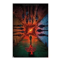 stranger things season 4 poster 34in x 22.375in