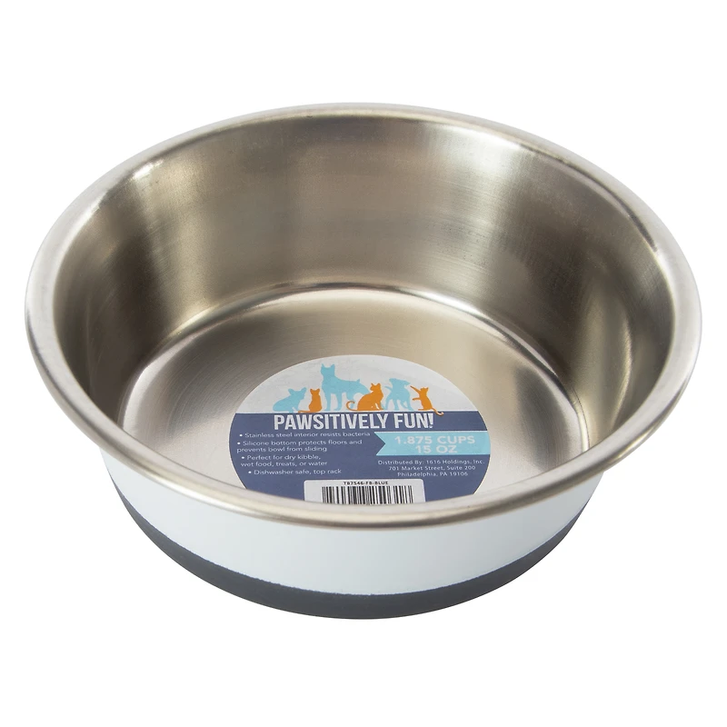 stainless steel pet bowl 1.9 cups