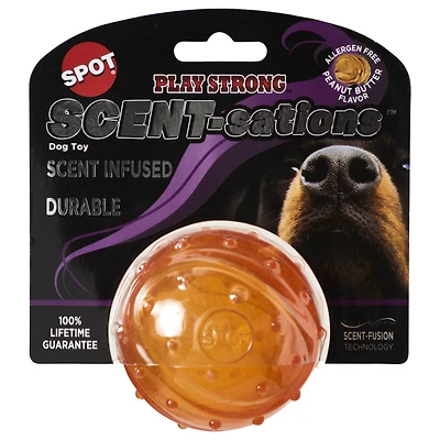 spot® play strong™ peanut butter scented dog toy