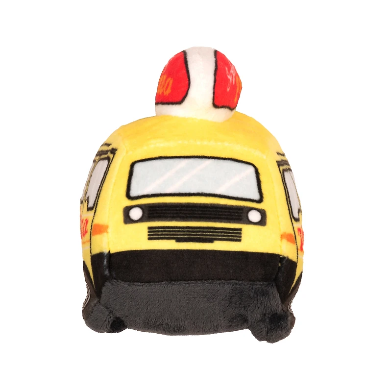 stranger things™ surfer boy pizza van plush squeaker dog toy