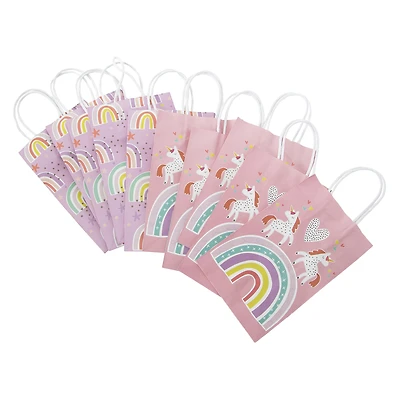 small printed kraft bags 8.4in x 5.2in 10-count