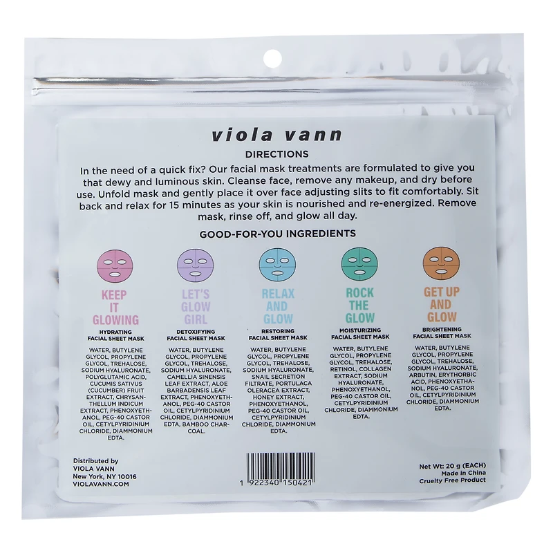 viola vann face masks 5-pack