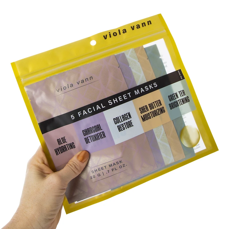 Viola Vann Face Masks 5-Pack - Luxury
