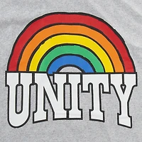 'unity' rainbow graphic tee