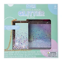 crafted by u™ decorate & design your own glitter purse