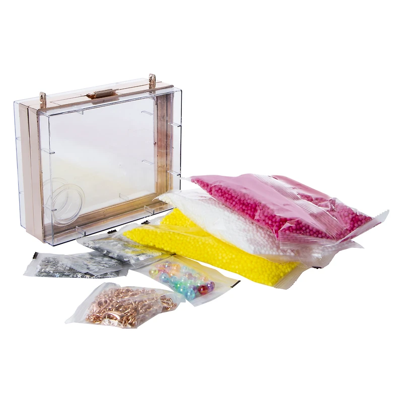 crafted by u™ decorate & design your own glitter purse