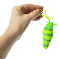 fidget slug sensory toy clip