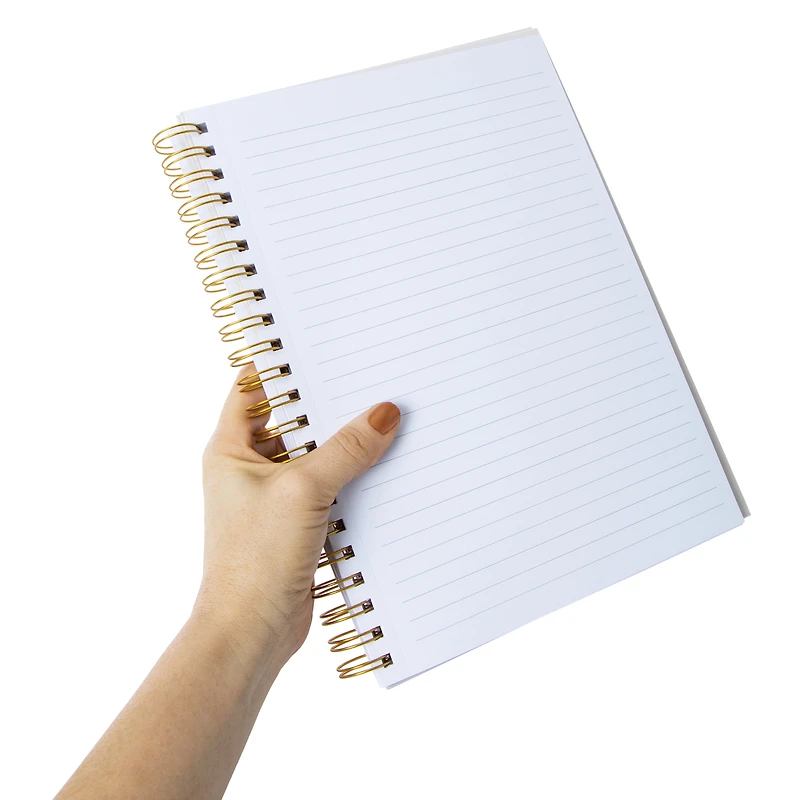 twin wire spiral bound journal 8.3in x 11.4in