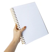 twin wire spiral bound journal 8.3in x 11.4in