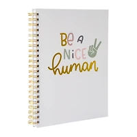 twin wire spiral bound journal 8.3in x 11.4in