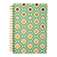 boho twin wire spiral bound journal 7in x 9in