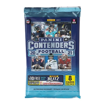 panini contenders 2021 nfl® trading cards 8-pack