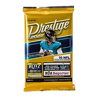 panini prestige 2022 nfl® trading cards 10-pack