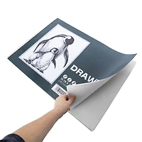 newsprint spiral bound drawing sketch pad 18in x 24in