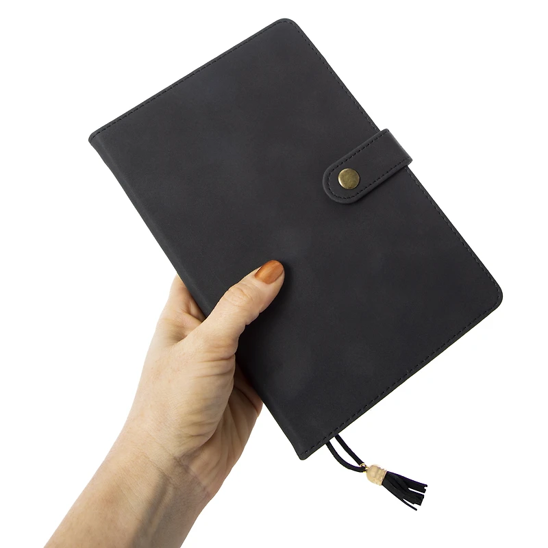 suede lined premium journal 5.5in x 8.3in