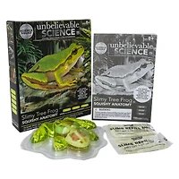 the science squad® unbelievable science slimy tree frog squishy anatomy kit