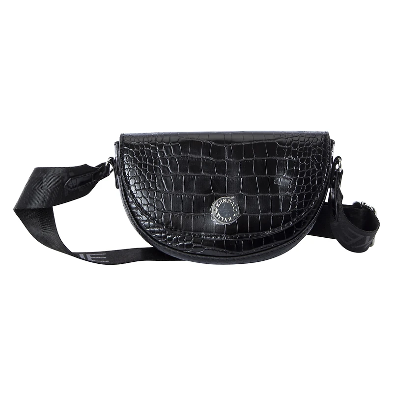 kendall + kylie half moon crossbody bag
