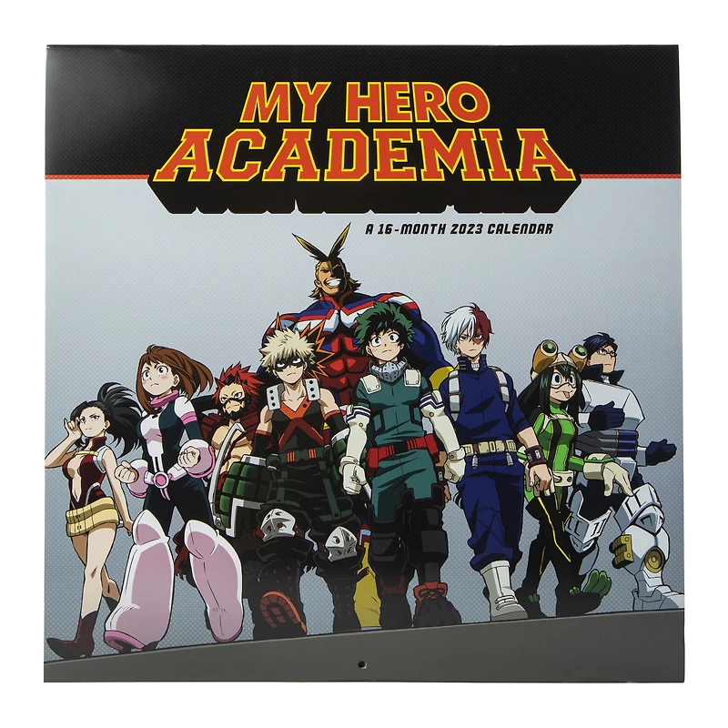 my hero academia™ 16-month 2023 wall calendar