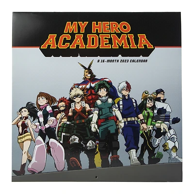my hero academia™ 16-month 2023 wall calendar
