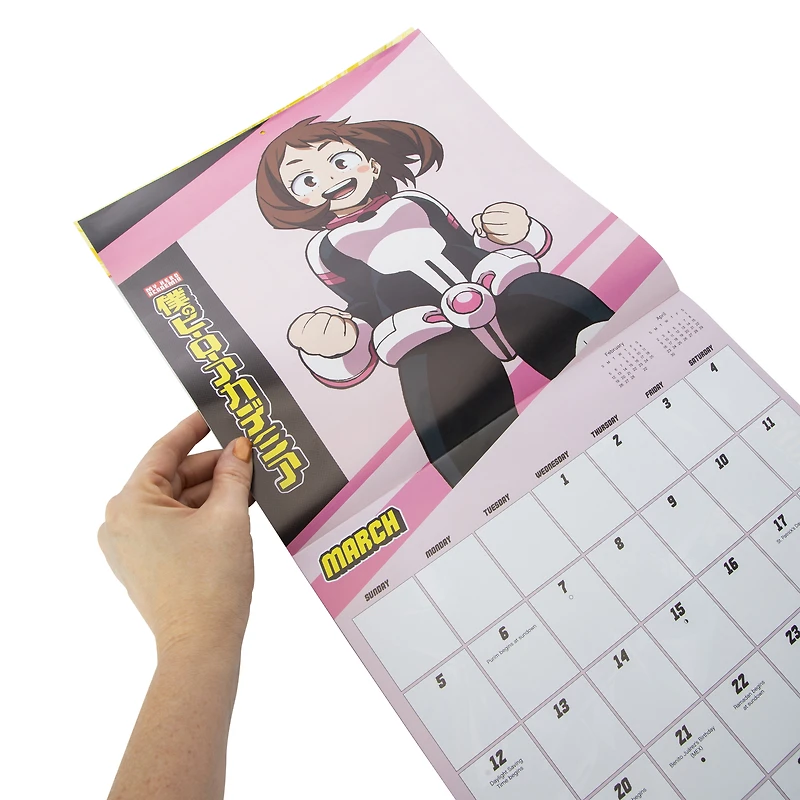 my hero academia™ 16-month 2023 wall calendar