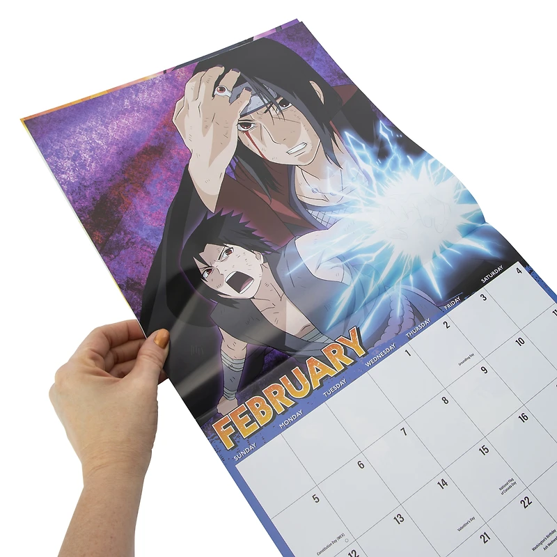 naruto 16-month 2023 wall calendar