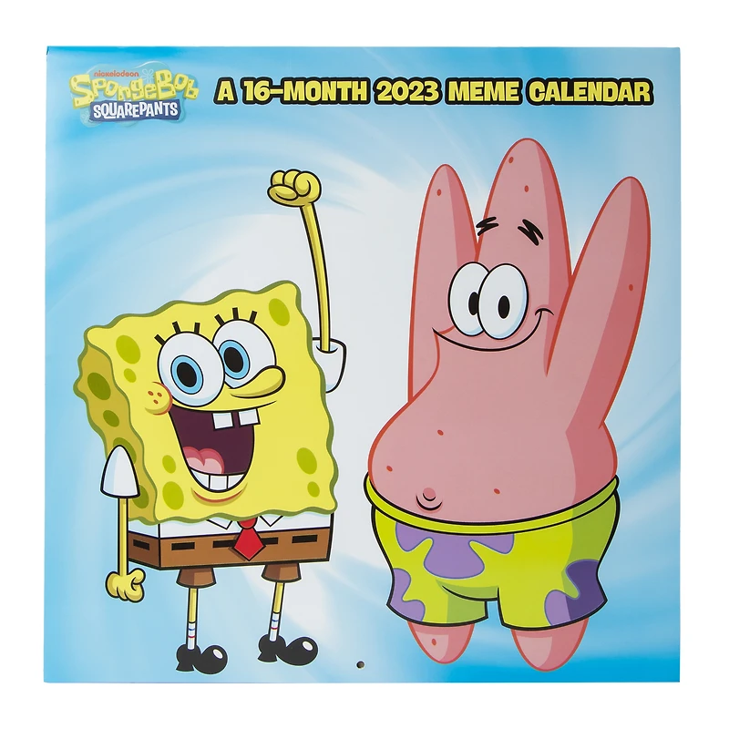 spongebob squarepants™ 16-month 2023 wall calendar