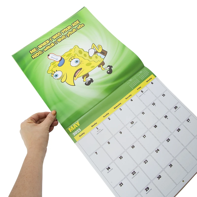 spongebob squarepants™ 16-month 2023 wall calendar