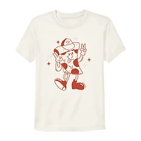 rad pizza peace sign graphic tee