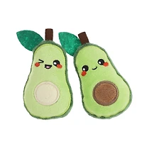 avocado cat toy 2-pack
