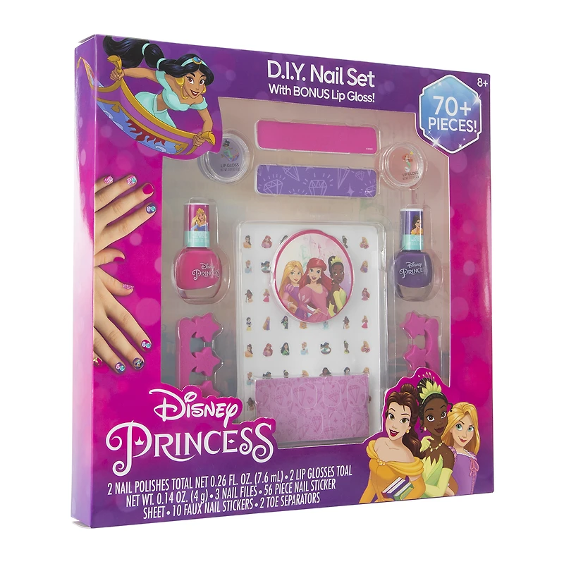 70-piece Disney Princess DIY nail set