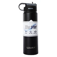 Hydroclear Sport Water Bottle With Flip Straw 32oz