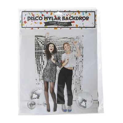 disco mylar backdrop 47in x 60in
