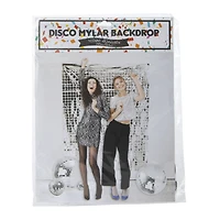 disco mylar backdrop 47in x 60in