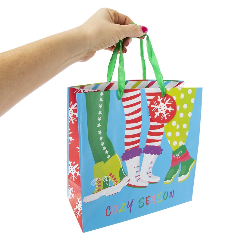 holiday medium gift bag 9in x