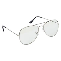 ladies aviator blue light blocking glasses