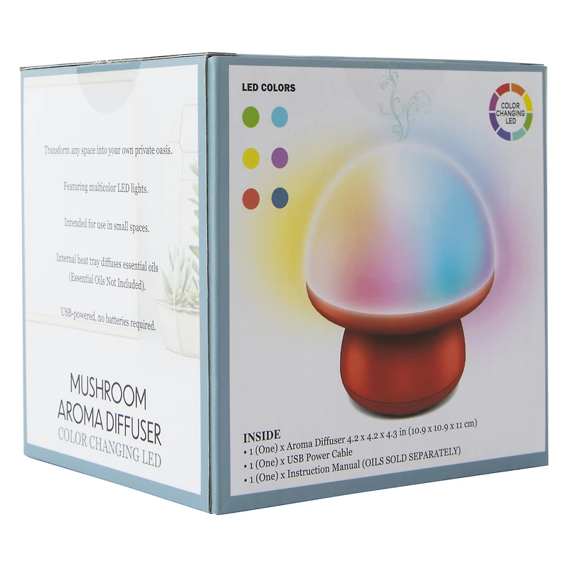 LED mushroom aroma diffuser